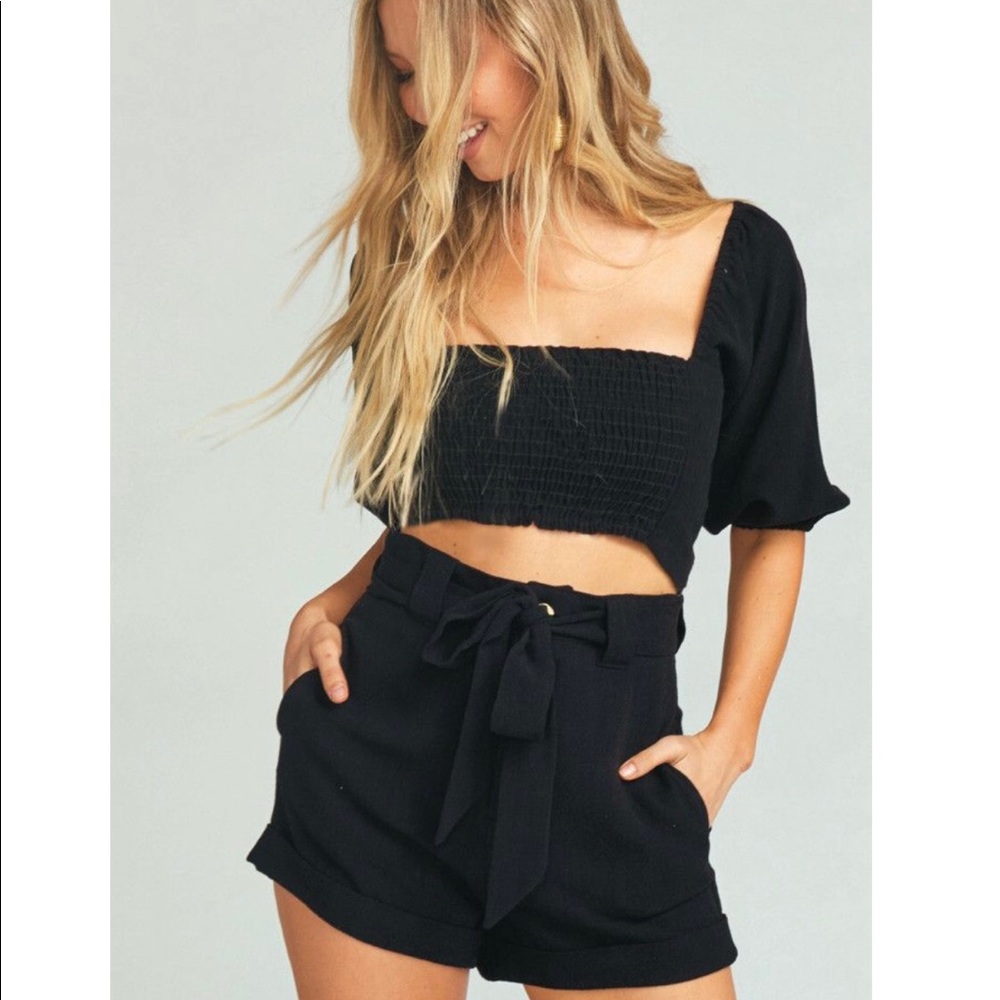 Show Me Your MuMu Hadley Linen Shorts